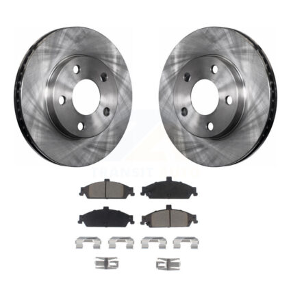 Front Brake Rotors Ceramic Pad Kit For Pontiac Grand Am Chevrolet Malibu Oldsmobile Alero K8C-100619