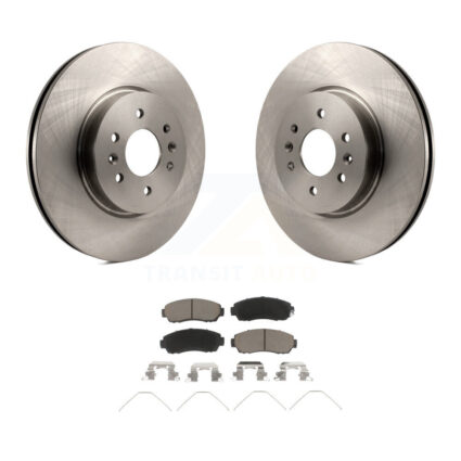 Front Disc Brake Rotors And Ceramic Pads Kit For 2011-2014 Honda Odyssey K8C-100630