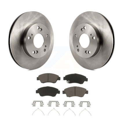 Front Disc Brake Rotors And Ceramic Pads Kit For Honda Civic Acura ILX K8C-100634