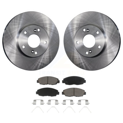 Front Disc Brake Rotors And Ceramic Pads Kit For 2014-2015 Honda Civic Touring K8C-100637