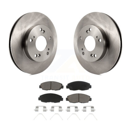 Front Disc Brake Rotors And Ceramic Pads Kit For Honda Civic K8C-100638