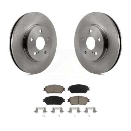Front Disc Brake Rotors Ceramic Pad Kit For Toyota Sienna Camry Solara Avalon Lexus ES300 K8C-100639