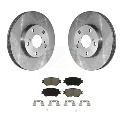 Front Disc Brake Rotors And Ceramic Pads Kit For Toyota Camry With 275mm Diameter Rotor K8C-100640