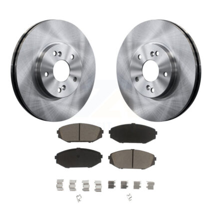 Front Disc Brake Rotors And Ceramic Pads Kit For Honda Odyssey Acura MDX K8C-100643