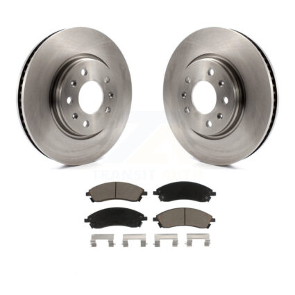 Front Disc Brake Rotors And Ceramic Pads Kit For 2006-2007 Cadillac CTS Base K8C-100650