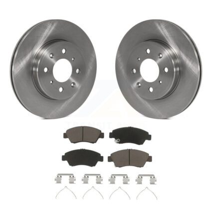 Front Disc Brake Rotors And Ceramic Pads Kit For 2015-2020 Honda Fit K8C-100659