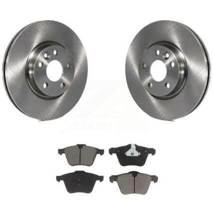 Front Disc Brake Rotor Ceramic Pad Kit For 2008 Volvo V70 With 300mm Diameter K8C-100660
