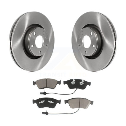 Front Brake Rotors Ceramic Pad Kit For 05 Audi A8 Quattro With 321mm Diameter Rotor K8C-100706