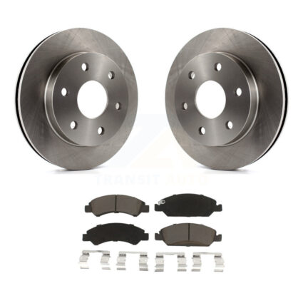 Front Disc Brake Rotors And Ceramic Pads Kit For 2007 GMC Sierra 1500 rear brakes K8C-100712