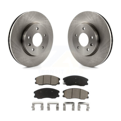 Front Brake Rotor Ceramic Pad Kit For Chevrolet Equinox Pontiac Torrent Saturn Vue Suzuki K8C-100717