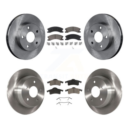 Front Rear Disc Brake Rotors And Ceramic Pads Kit For Jeep Grand Cherokee K8C-100719