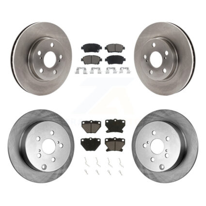 Front Rear Disc Brake Rotors And Ceramic Pads Kit For 2000 Toyota Celica GT K8C-100722