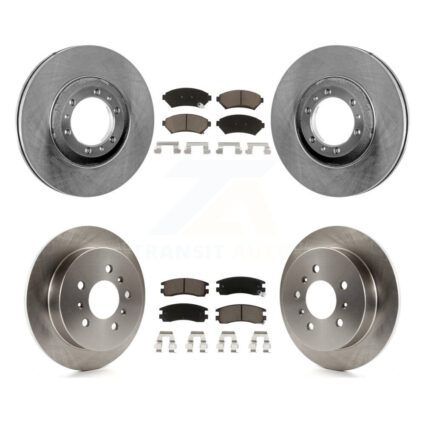 Front Rear Brake Rotors Ceramic Pad Kit For Buick Century Chevrolet Venture Pontiac Grand K8C-100725