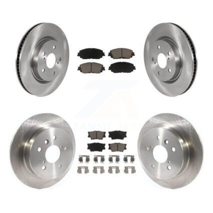 Front Rear Disc Brake Rotors And Ceramic Pads Kit For Toyota Camry K8C-100731