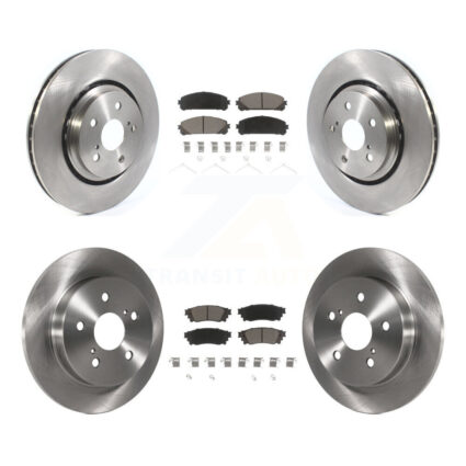 Front Rear Disc Brake Rotors And Ceramic Pads Kit For Toyota Camry Avalon TRD K8C-100732
