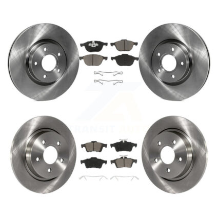 Front Rear Disc Brake Rotors And Ceramic Pads Kit For Volvo S40 C30 V50 C70 K8C-100744