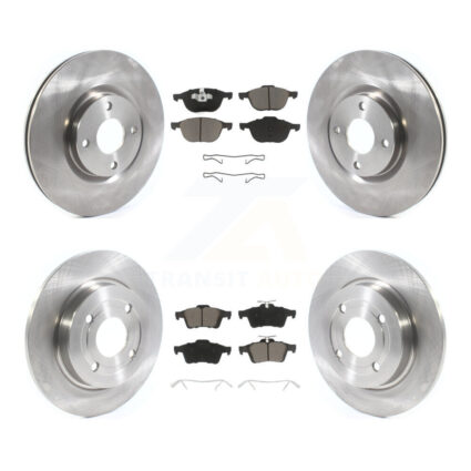 Front Rear Disc Brake Rotors And Ceramic Pads Kit For 2018-2022 Ford EcoSport AWD K8C-100755