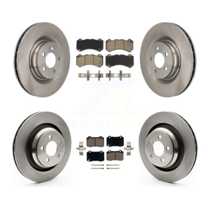 Front Rear Disc Brake Rotors And Ceramic Pads Kit For Dodge Challenger Charger K8C-100763