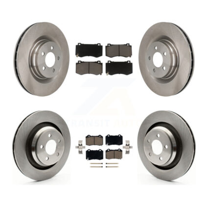 Front Rear Brake Rotor & Ceramic Pad Kit For Dodge Charger Chrysler 300 Challenger Magnum K8C-100765