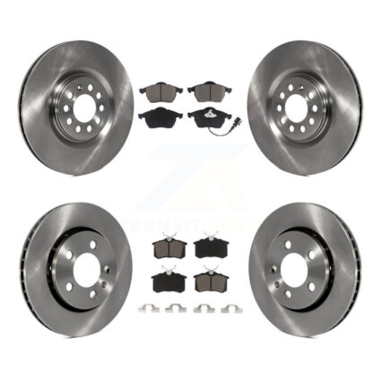 Front Rear Disc Brake Rotors And Ceramic Pads Kit For Volkswagen Golf Audi TT Quattro K8C-100772