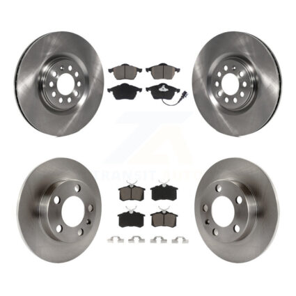 Front Rear Disc Brake Rotors And Ceramic Pads Kit For 2000-2006 Audi TT K8C-100778