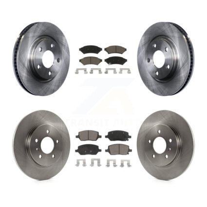 Front Rear Brake Rotor Ceramic Pad Kit For Pontiac Montana Chevrolet Uplander Buick Relay K8C-100783