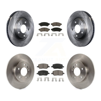 Front Rear Brake Rotors Ceramic Pad Kit For Chevrolet Uplander Buick Terraza Saturn Relay K8C-100784
