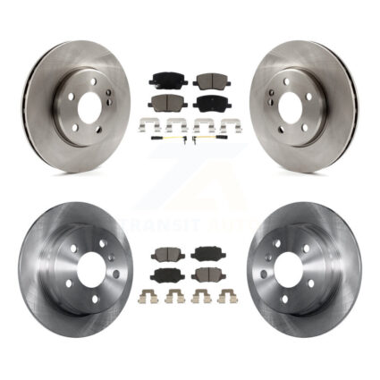 Front Rear Disc Brake Rotors And Ceramic Pads Kit For 2006-2011 Mercedes-Benz B200 K8C-100795