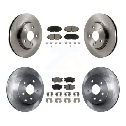 Front Rear Disc Brake Rotors And Ceramic Pads Kit For Toyota RAV4 Lexus HS250h K8C-100810