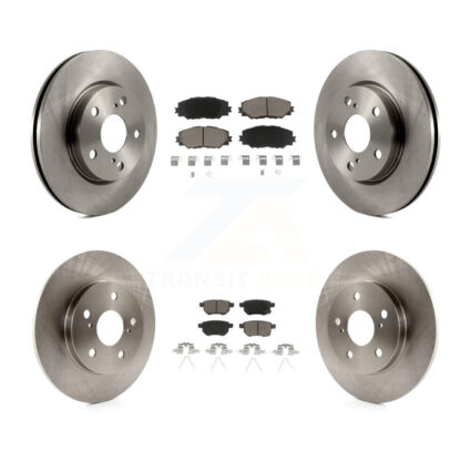 Front Rear Disc Brake Rotors And Ceramic Pads Kit For 2008-2015 Scion xB K8C-100812