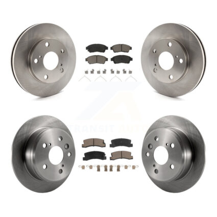 Front Rear Disc Brake Rotors And Ceramic Pads Kit For Toyota Camry K8C-100831