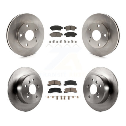 Front Rear Disc Brake Rotors And Ceramic Pads Kit For Toyota Camry K8C-100832