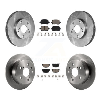 Front Rear Disc Brake Rotors And Ceramic Pads Kit For Toyota Camry Lexus ES300 K8C-100833