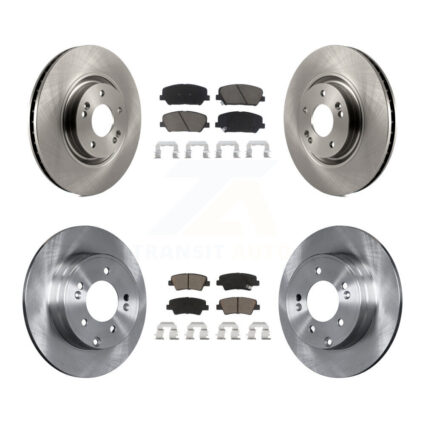 Front Rear Disc Brake Rotors And Ceramic Pads Kit For Kia Optima 2.0L K8C-100838