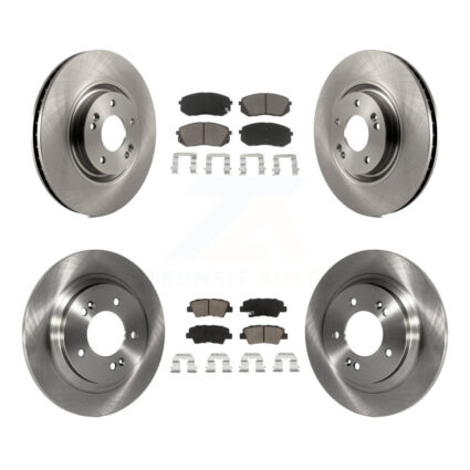 Front Rear Disc Brake Rotors And Ceramic Pads Kit For Hyundai Sonata Kia Cadenza K8C-100839
