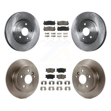 Front Rear Disc Brake Rotors And Ceramic Pads Kit For Toyota Camry Lexus ES350 Avalon K8C-100850