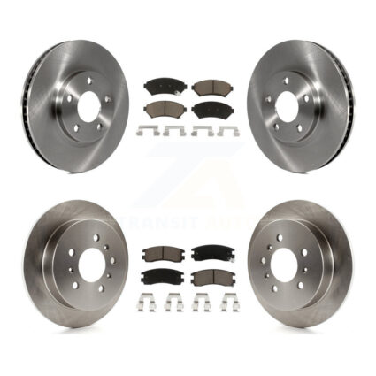 Front Rear Disc Brake Rotor & Ceramic Pad Kit For Chevrolet Impala Monte Carlo Oldsmobile K8C-100852