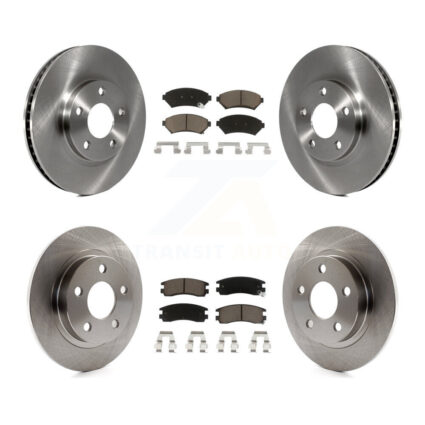 Front Rear Brake Rotors & Ceramic Pad Kit For Buick LeSabre Pontiac Bonneville Oldsmobile K8C-100853