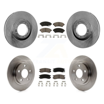 Front Rear Brake Rotor And Ceramic Pad Kit For 2000-2005 Buick LeSabre Pontiac Bonneville K8C-100854