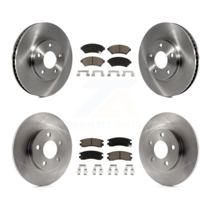 Front Rear Disc Brake Rotors And Ceramic Pads Kit For Cadillac DeVille Buick Park Avenue K8C-100855