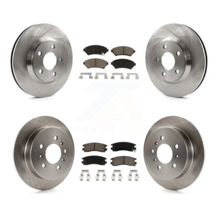 Front Rear Disc Brake Rotors And Ceramic Pads Kit For 2005 Chevrolet Impala Monte Carlo K8C-100859