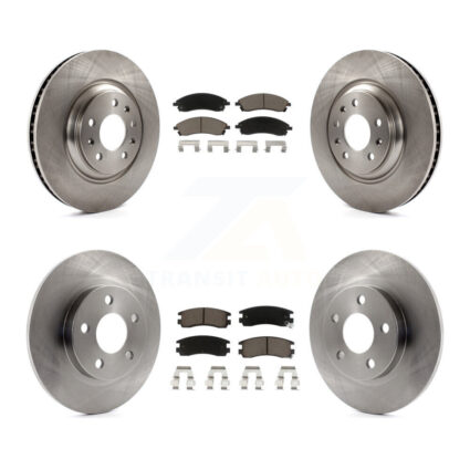 Front Rear Disc Brake Rotors And Ceramic Pads Kit For 2004 Pontiac Bonneville GXP K8C-100861