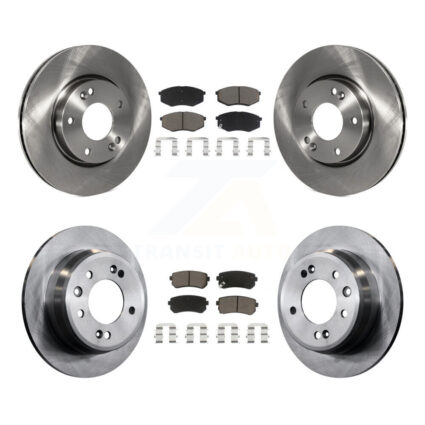 Front Rear Disc Brake Rotors And Ceramic Pads Kit For Hyundai Tucson Kia Sportage FWD K8C-100862