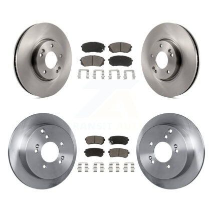 Front Rear Disc Brake Rotors And Ceramic Pads Kit For Hyundai Tucson Kia Sportage K8C-100863