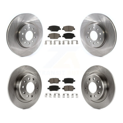 Front Rear Brake Rotor & Ceramic Pad Kit For Chevrolet Equinox GMC Terrain Buick LaCrosse K8C-100871