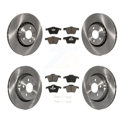 Front Rear Brake Rotor And Ceramic Pad Kit For Volvo XC90 With 336mm Diameter K8C-100873