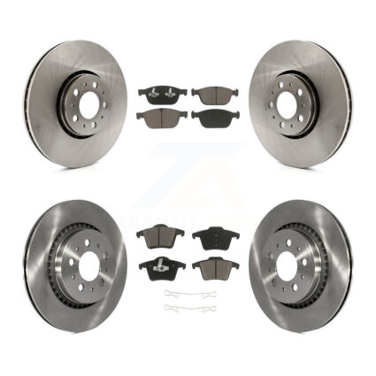 Front Rear Brake Rotor And Ceramic Pad Kit For Volvo XC90 With 328mm Diameter K8C-100874