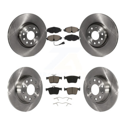 Front Rear Brake Rotor & Ceramic Pad Kit For Volkswagen Taos Audi A3 Quattro Sportback TT K8C-100878