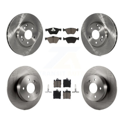 Front Rear Disc Brake Rotor And Ceramic Pad Kit For Mercedes-Benz E320 CLK320 CLK430 E430 K8C-100882