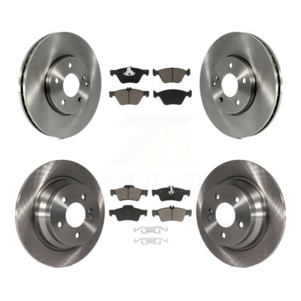 Front Rear Disc Brake Rotors And Ceramic Pads Kit For Mercedes-Benz E320 E300 K8C-100883